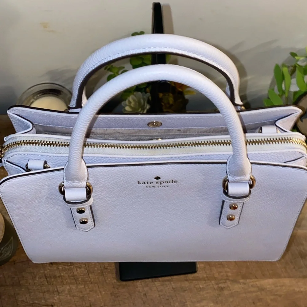 Kate Spade Lavender Mulberry Street Lise Satchel Frozenlila